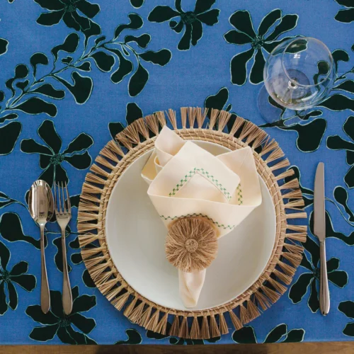 Servilletas Bordadas Esmeralda - Set x 2