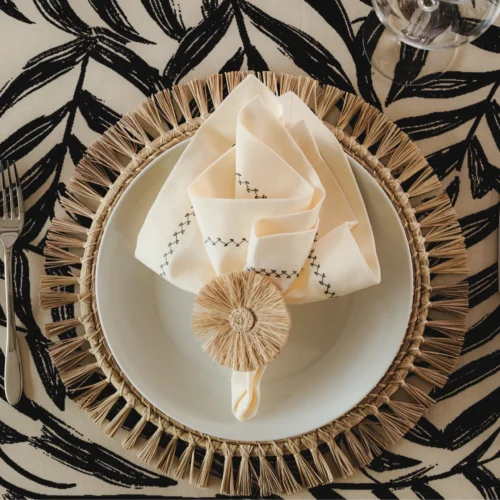 Servilletas Bordadas Noche - Set x 2