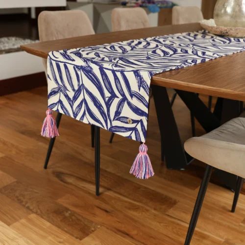 Camino de Mesa Lazos Indigo