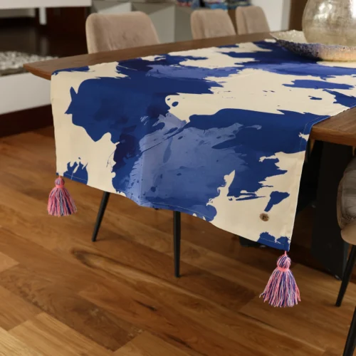 Camino de Mesa XL Alegria Indigo