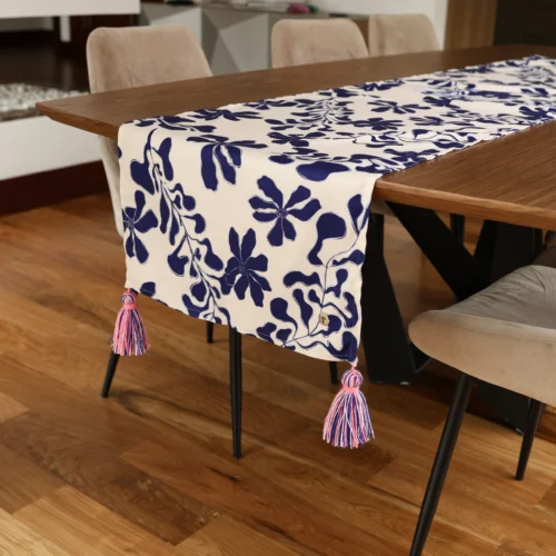 Camino de Mesa Gratitud Indigo