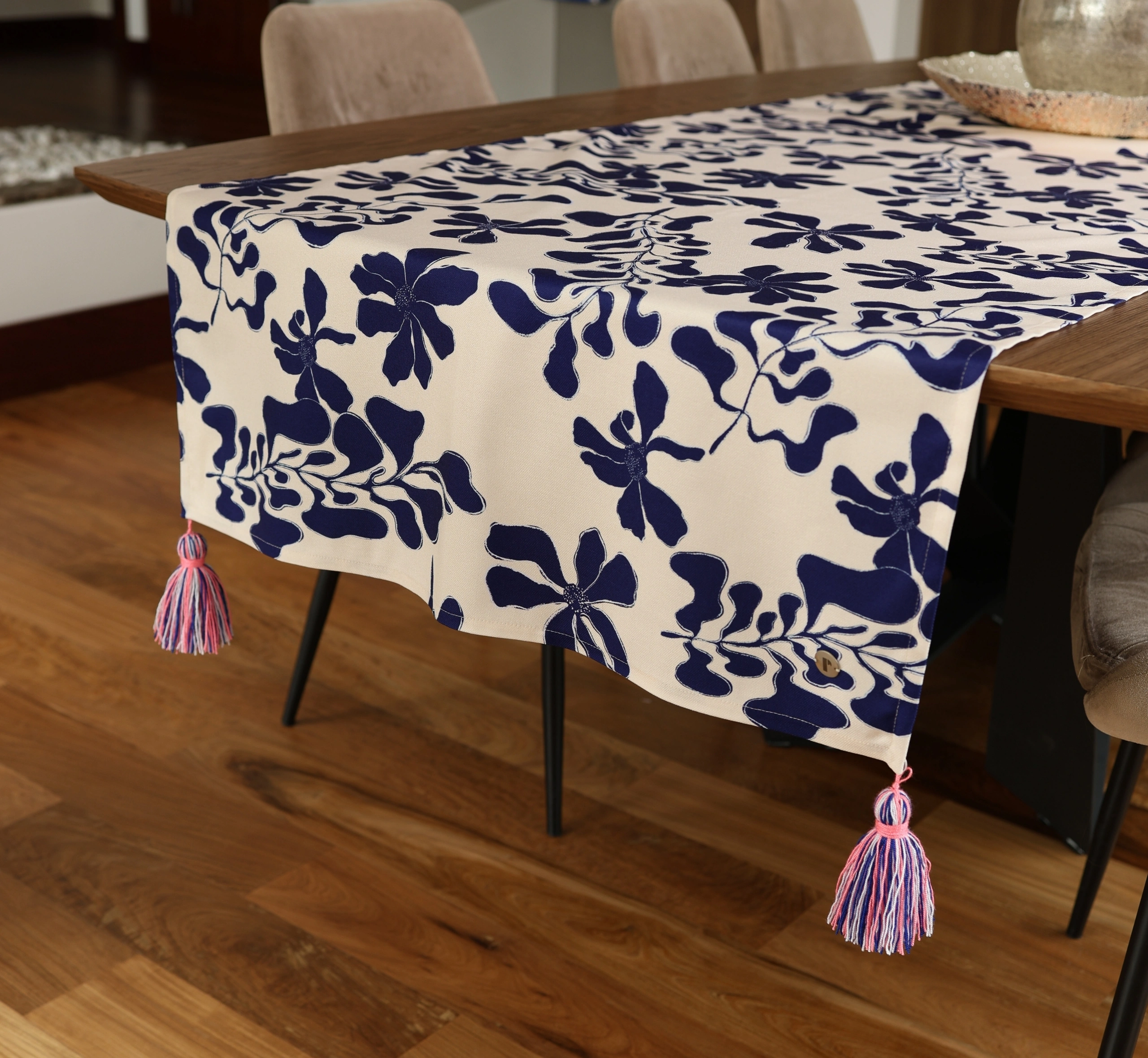 Camino de Mesa XL Gratitud Indigo 1