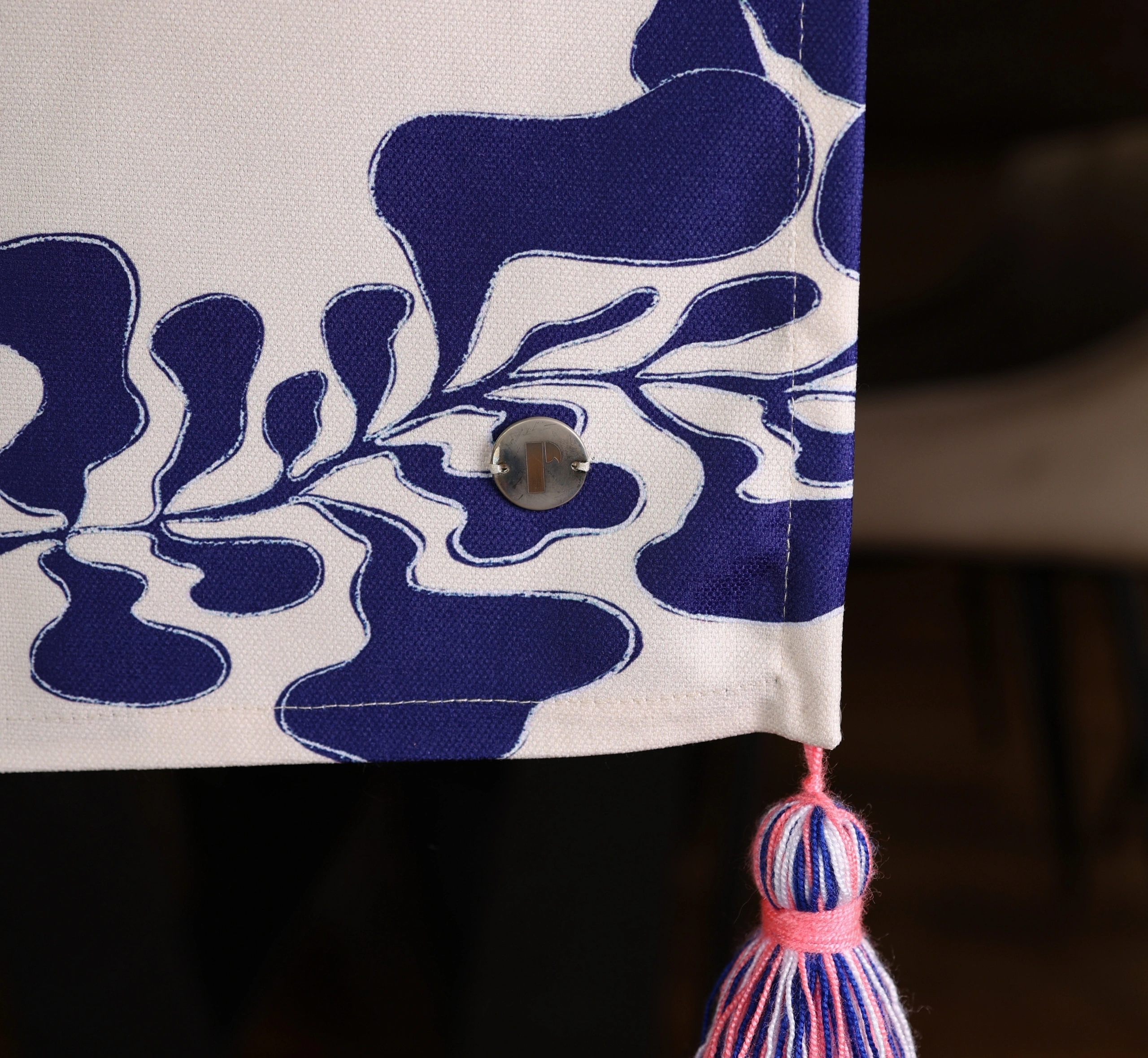 Camino de Mesa XL Gratitud Indigo Punta